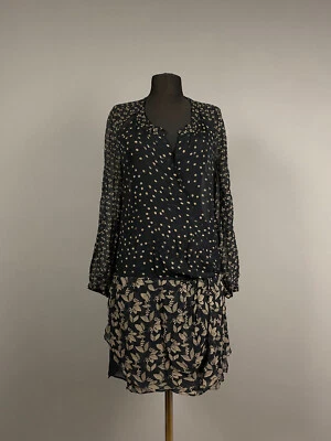 Isabel Marant Etoile Viscose Floral Summer Ruffled Light Wrap Dress Size 38 M - Image 1 of 4