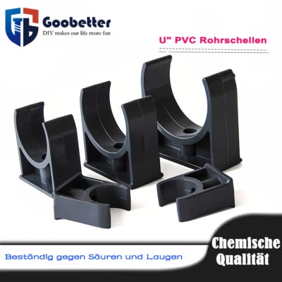 PP Rohrschelle | Clip mit und ohne Bügel | Ø 20-110mm | Rohrclip | Wandhalterung - Bild 1 von 4