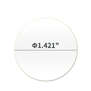 Transparent Curved Cover Lid 1.421" Diameter for Dial Indicator Thickness Gage - Picture 1 of 3