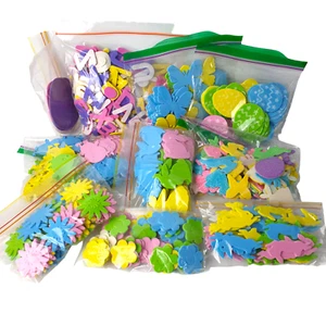 Easter Kids Foam Stickers Rabbits Eggs Flowers Alphabet+ Pastels Bulk Lot Craft - Bild 1 von 21