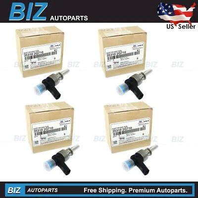 GENUINE 35310-2G710 4PC Fuel Injector for 11-16 Hyundai Sonata Kia Optima 2.4L Foto 1 de 4
