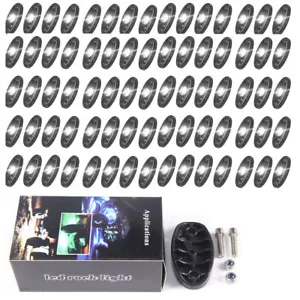 White LED Rock Lights For Jeep Offroad Boat Truck UTV ATV Underbody Lamp - Bild 1 von 8