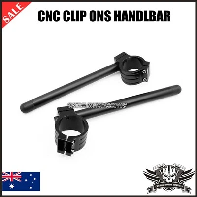 Clip de billete de carrera CNC negro 50 mm Yamaha YZF R1 02 03 04 2005 06 07 R6 08-15 Foto 1 de 4
