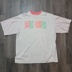 Vintage South Dakota Gr. XL Gopher Sport Tshirt 90er Neon - Bild 1 von 6
