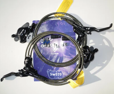 Formula -Cura X Brake set Glossy Black Carbon levers titanium screws with kevlar - Image 1 of 2