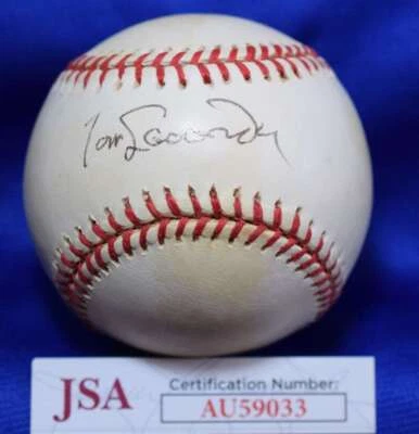 Tommy Lasorda JSA COA Autograph National League Signed ONL Baseball - Image 1 of 2