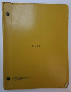 MAME / Jerry Herman 1983 Broadway Revival Script, Angela Lansbury & Jane Connell - Foto 1 di 12