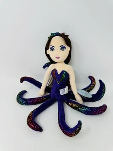 Aurora Sea Sparkles Villain 13” Lula Mermaid Plush New - Picture 1 of 4