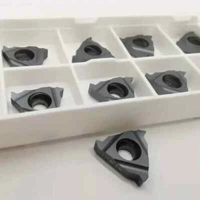 10PCS 16ER 12UN LDA Indexable CNC Lathe Threaded Carbide Insert For P.M.K - Image 1 of 4
