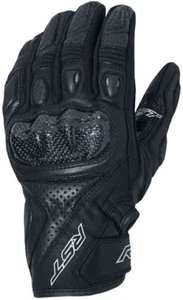 RST Stunt 3 Mens Leather Motorcycle Gloves (Blk) *** £39.99 *** - Picture 1 of 2