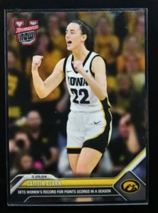 Caitlin Clark 2023-24 Bowman U Now (Topps) Rookie Card RC #74 Iowa - Picture 1 of 2