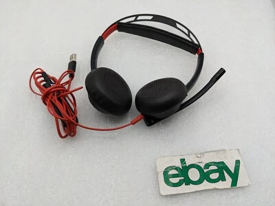 Poly Blackwire C5200 Series C5220T SB Monoaural Headset W/ USB C PORT  FREE S/H - Image 1 of 4