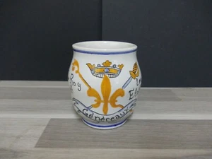 Keramik Senftopfchen Le Roy et les Etats Généraux Moutarde Dijon Grey Poupon  - Bild 1 von 4