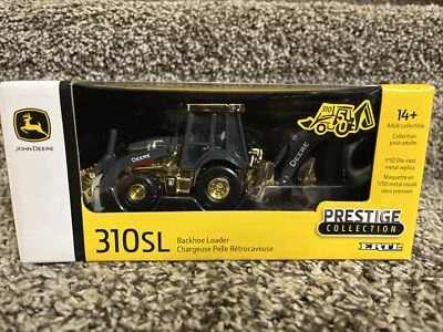 Ertl Prestige Series John Deere 310SL 1:50 Scale Backhoe Loader GOLD! - Image 1 of 2