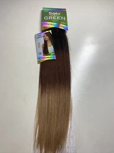 BIJOUX_SOLO_GRÜN_REMI 100% ECHTHAAR_YAKI_WVG_16"_#ST4/33/27 - Bild 1 von 6