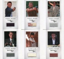 James Bond Archives Final Edition 2017 Relic Costume Card Set PR21 thru PR30