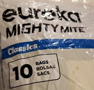 Eureka MM Mighty Mite Classics 3670/3680 Series  Pack Of 10 Vacume Bags - Image 1 of 3