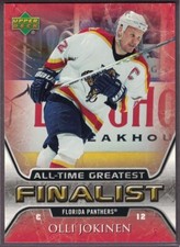 2005 Upper Deck NHL All Time Greatest Finalist Olli Jokinen #26
