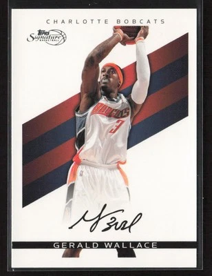 Gerald Wallace 2008-09 Topps Signature #TS-GW Facsimile Black /289 - Image 1 of 2