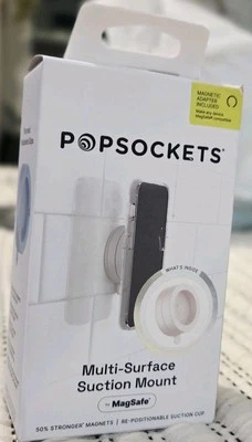 PopSockets PopMount 2 Multi-Surface Suction Mount With Magnetic Adapter New - Image 1 of 4