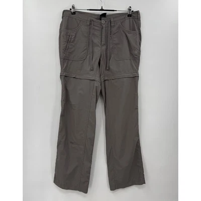 Pantalones de senderismo convertibles The North Face para mujer talla 10 gris cordón Foto 1 de 4