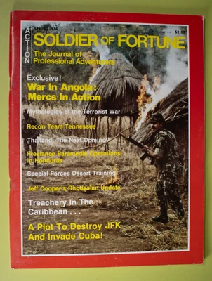 Soldier of Fortune Magazine Vol 1 #2 Spring 1976  JFK Special Forces Thailand Foto 1 de 4