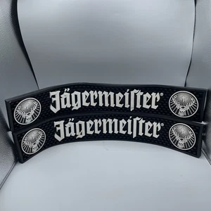 Jagermeister Rubber bar mat drip mat bar runner spill mat beer coasters Lot Of 2 - Bild 1 von 6