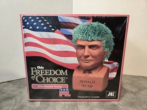 DONALD TRUMP Chia Pet, Freedom of Choice Chia USA NEW IN ORIGINAL BOX - Picture 1 of 9