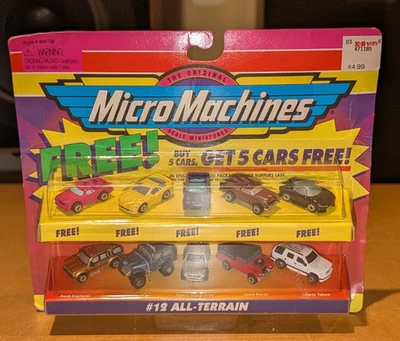 Micro máquinas Galoob de colección de los años 90 todo terreno #12 sin usar, en caja 1997 como nuevas cardadas Foto 1 de 4