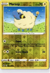 Mareep 047/198 Chilling Regin Common Reverse Holo Pokemon Card LP - Picture 1 of 2