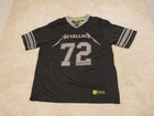 Metallica 72 Seasons Football Jersey North America Tour Concert Black Size M