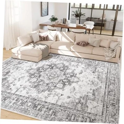 Alfombras lavables a máquina alfombra infantil 8x10 alfombras de área niñas antideslizantes pelo bajo agua  Foto 1 de 4