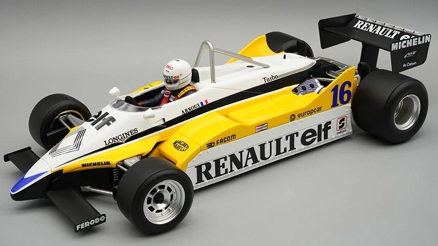 RENAULT RE30B N.16 WINN.ITALY GP 1982 R.ARNOUX C/VETRINA 1:18 - Immagine 1 di 1