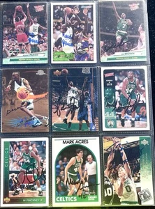 fmr. LOTE de tarjetas de baloncesto autografiadas de los Boston Celtics NBA Robert Parish + ¡más!! - Imagen 1 de 2