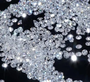 1 Carat 2mm Round Lab Grown Diamond VVS1 | D Color Loose Brilliant Cut Diamonds - Picture 1 of 3