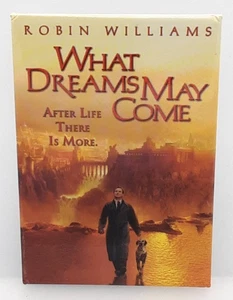 What Dreams May Come Promo Movie Pinback Button Pin Robin Williams 1998 Film - Picture 1 of 3