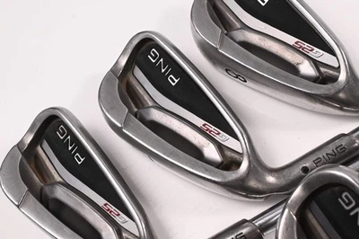 Left Hand Ping G25 Irons / 6-PW+SW / Black Dot / Regular Flex Ping CFS Shafts - Image 1 of 4