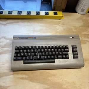 Commodore 64 Keyboard Brown Authentic Vintage Powers On Otherwise Untested - Picture 1 of 13
