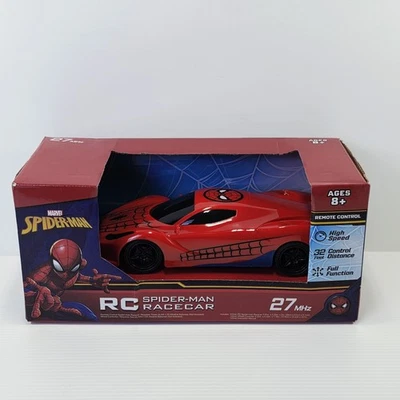 Spider-Man RC Race Car High Speed 32ft Distance Full Function Ages 8+ Marvel - Image 1 of 4