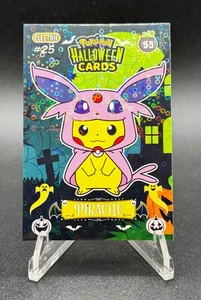Carta Espeon Poncho Pikachu - Cerchio Holo - Collezionismo Halloween - Pokemon - Foto 1 di 2