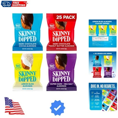 Snack Attack Minis Almond Variety Pack, Healthy Snack, Plant Protein, Gluten ... - Image 1 of 4