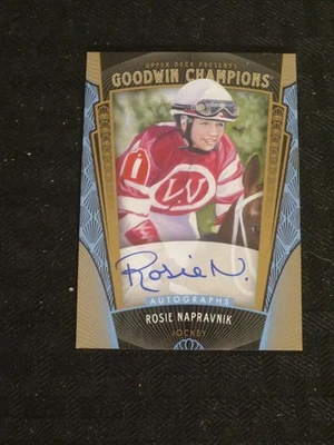 2015 Goodwin Champions Rosie Napravnik Autograph - Image 1 of 2