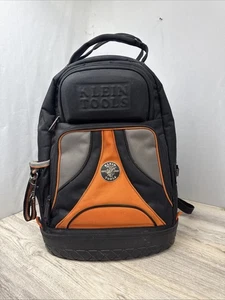 Klein Tools Tool Backpack, Heavy Duty Pockets Tradesman Tool Bag Nice Condition - Picture 1 of 7