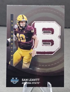 2025 Bowman U Chrome Sam Leavitt #LU-17 Lettered Up Arizona State Sun Devils - Bild 1 von 2