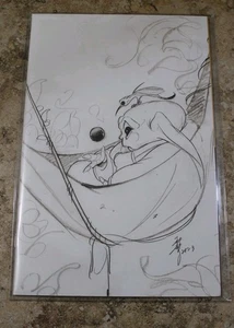 Star Wars: The Mandalorian S2 #1 Peach Momoko B&W SDCC 2023 Variant LTD to 700! - Picture 1 of 6