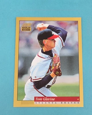 Tarjeta de béisbol 1994 Score Gold Rush #30 Tom Glavine Atlanta Braves 1G Foto 1 de 2