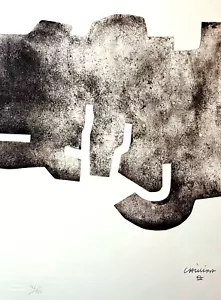 Eduardo Chillida Litografía COA Original Firmada Numerada A Mano Limitada - Imagen 1 de 12