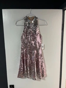 Jodi Kristopher Blush/Silber Kleid – Damengröße 1 - Bild 1 von 4