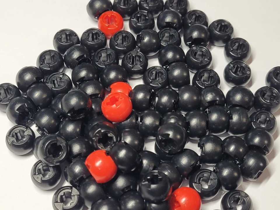 LEGO 53585 Technic Ball Joint with Through Axle Hole Select Colour Pack of 6. - Image 1 of 1