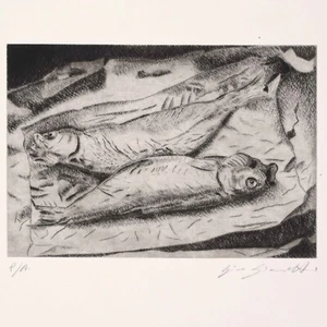 Original Print Etching Art Giannetti Collection Interior Design 50X35Cm - Picture 1 of 1